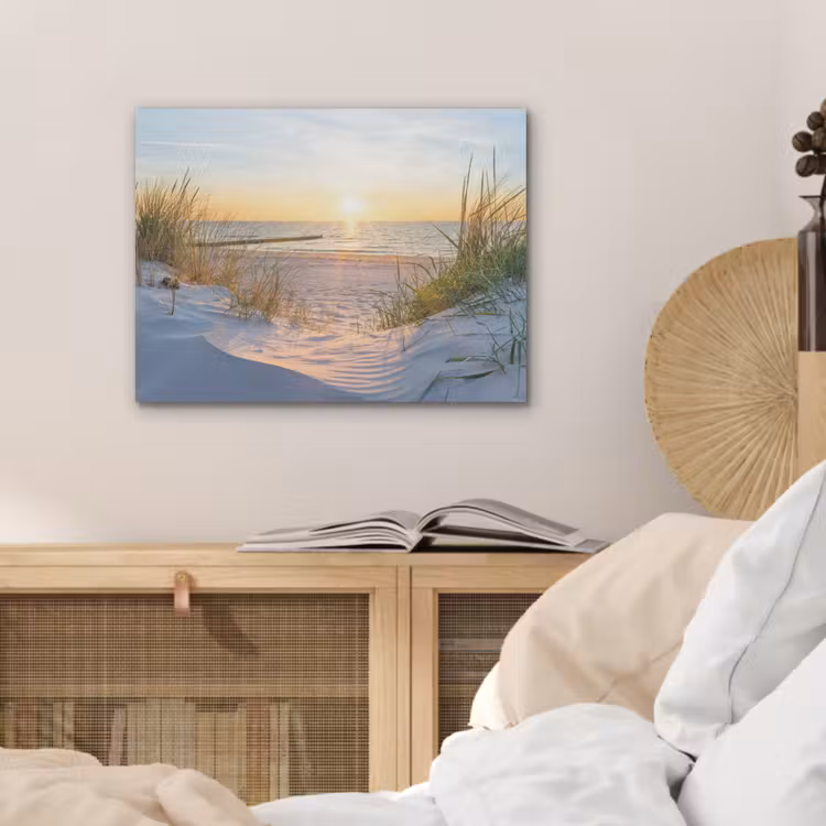 Strand - Zon - Duin - Gras - Zand - Horizon PET vilt klein -sfeer3