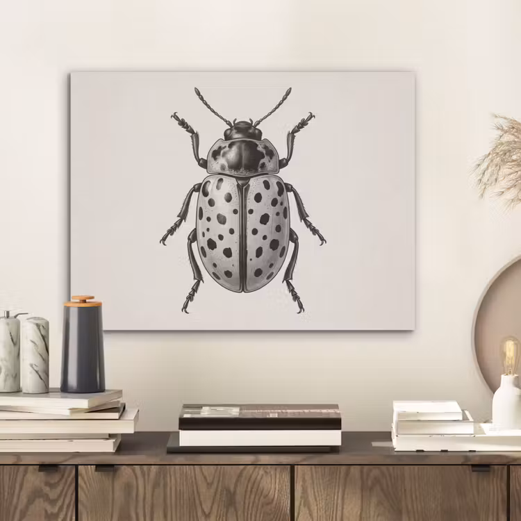 Kever - Insect - Vintage PET vilt klein -sfeer1