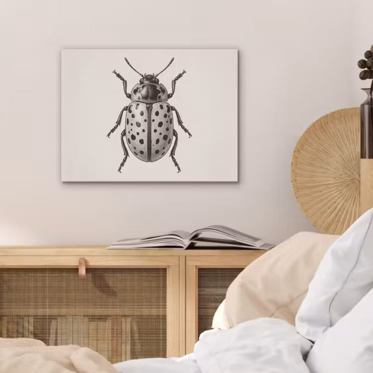 Kever - Insect - Vintage PET vilt klein -sfeer3
