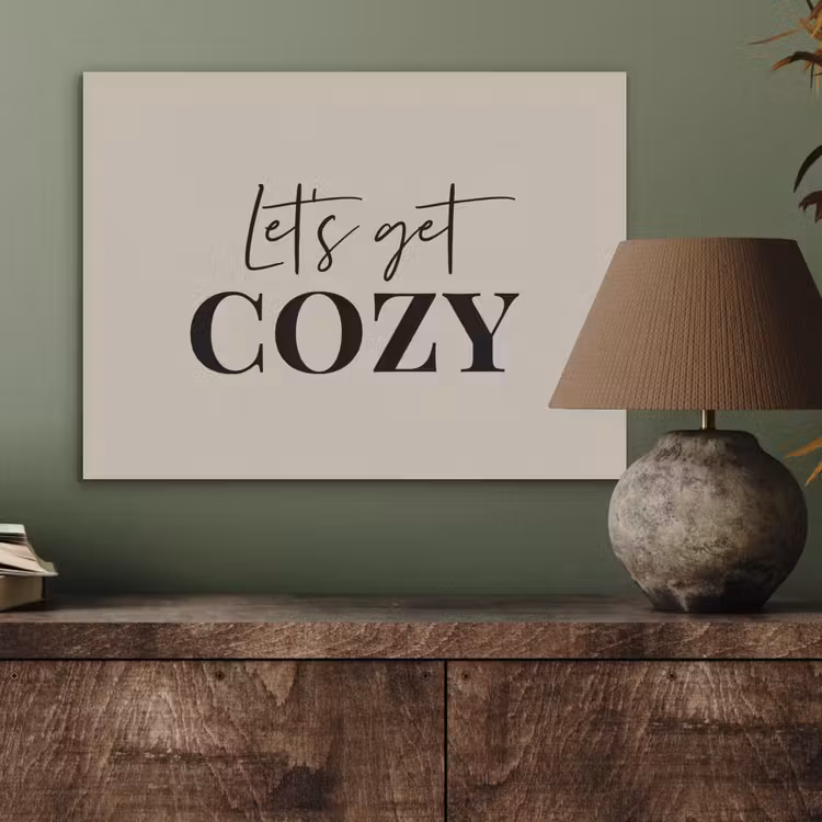 Beige - Winter - Quote - Cozy PET vilt klein -sfeer2