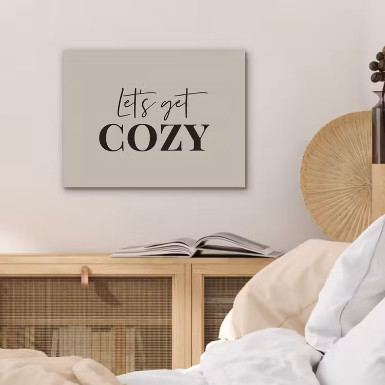 Beige - Winter - Quote - Cozy PET vilt klein -sfeer3