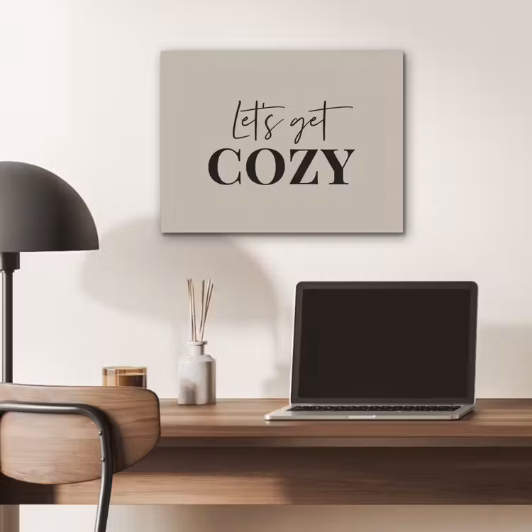 Beige - Winter - Quote - Cozy PET vilt klein -sfeer5