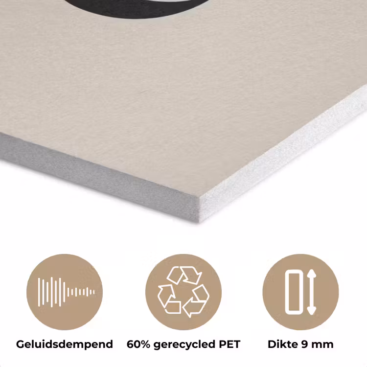 Beige - Winter - Quote - Cozy PET vilt klein -closeup_NL