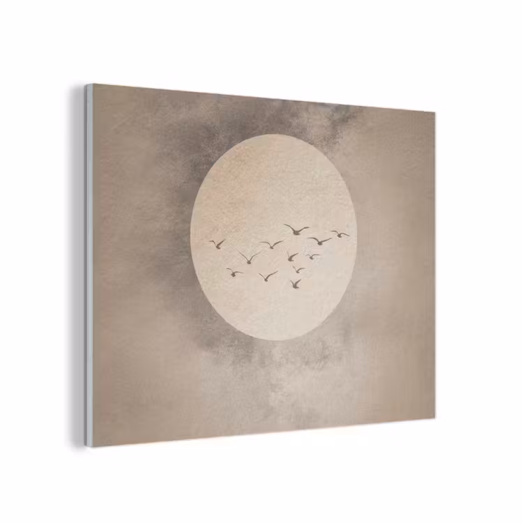 Vogel - Beige - Japandi PET vilt klein -3d