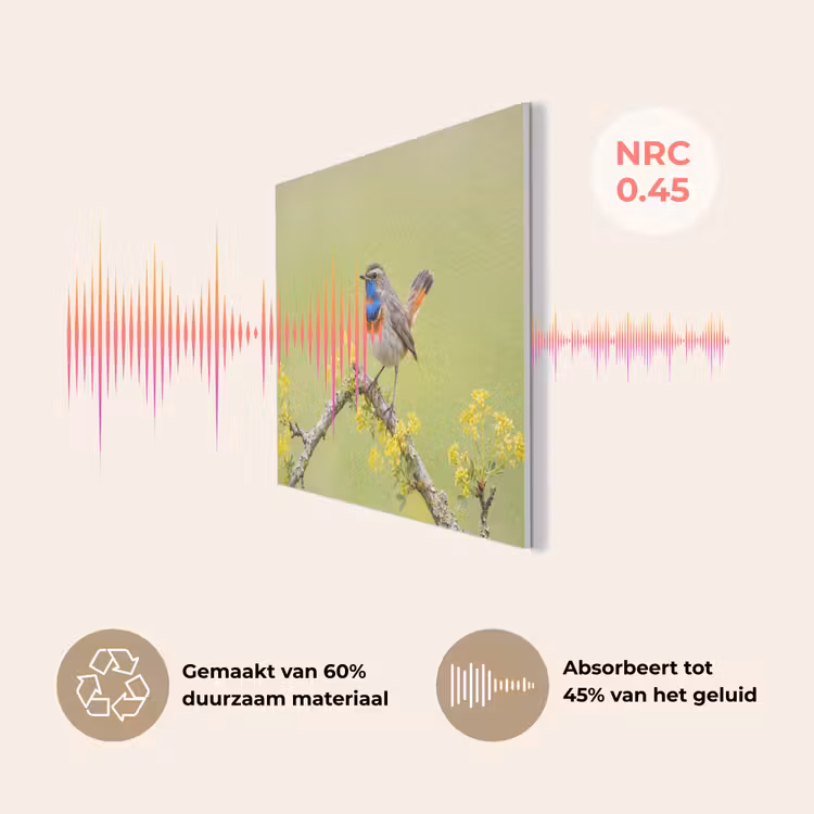 Vogel - Tak - Natuur - Kleurrijk PET vilt klein -USP_NL