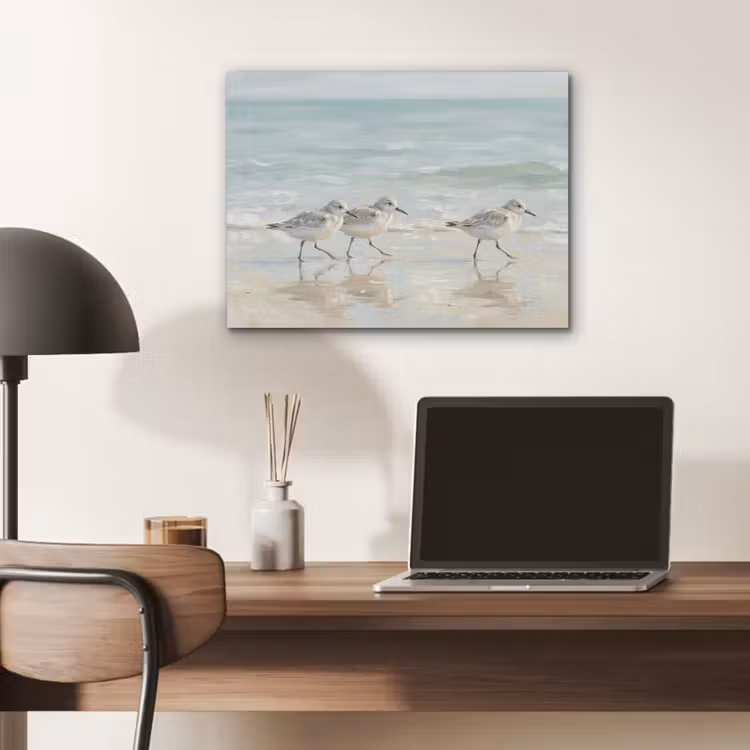 Vogels - Strand - Zee PET vilt klein -sfeer5