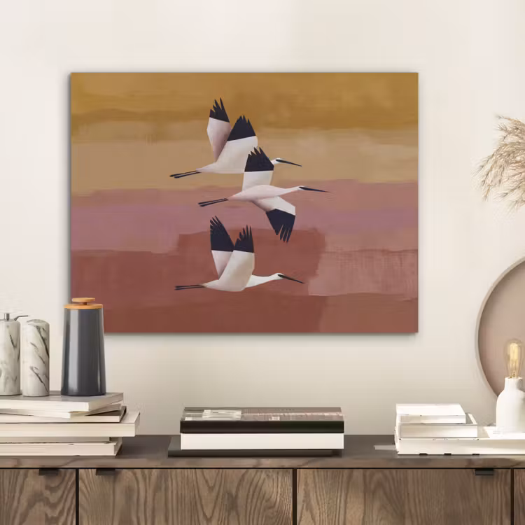 Vogels - Snavel - Abstract PET vilt klein -sfeer1