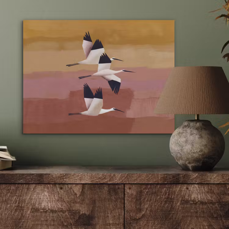 Vogels - Snavel - Abstract PET vilt klein -sfeer2