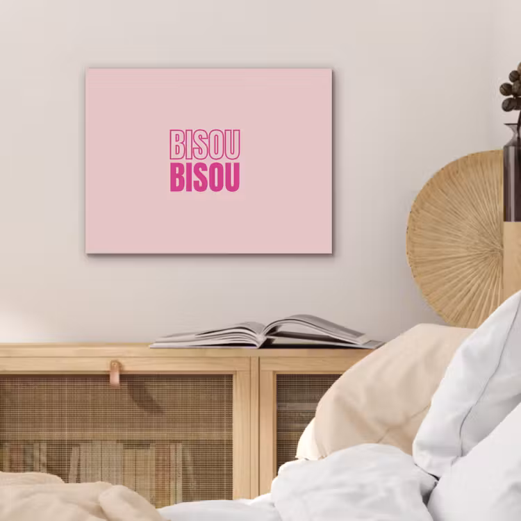 Bisou - Roze - Minimalistisch PET vilt klein -sfeer3