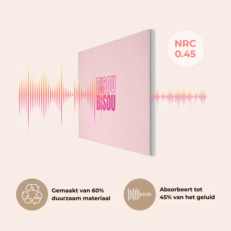 Bisou - Roze - Minimalistisch PET vilt klein -USP_NL