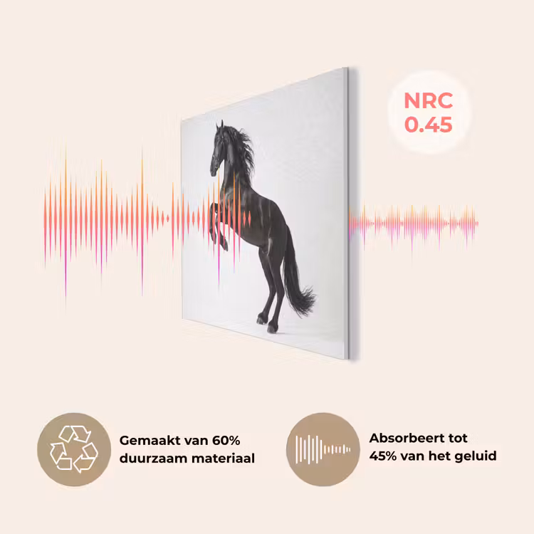 Zwart - Paard - Portret PET vilt klein -USP_NL