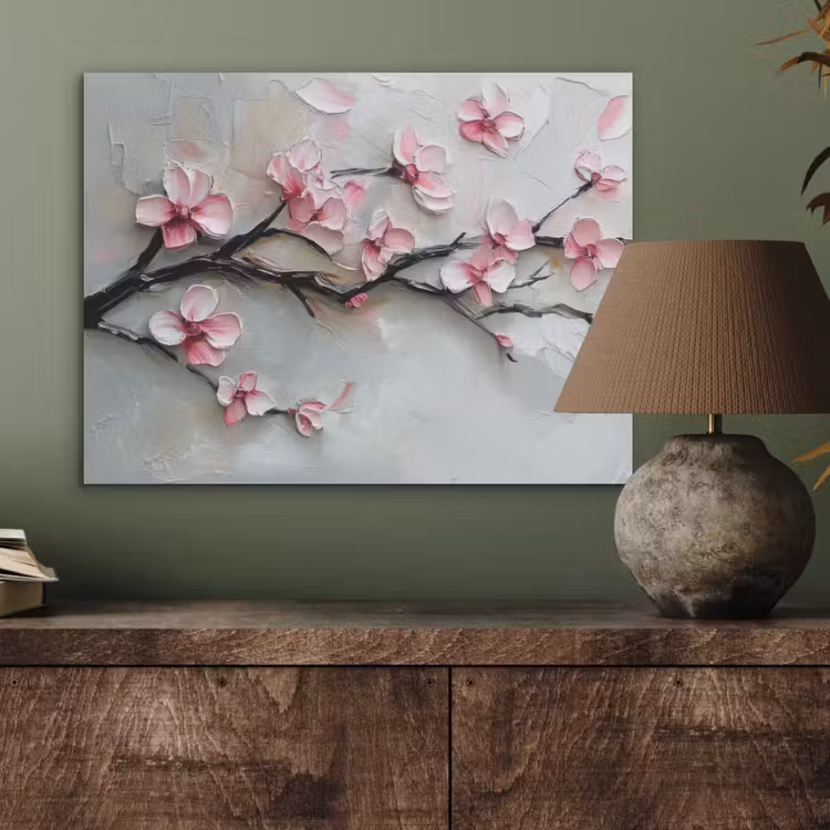 Bloesem - Kunstzinnig - Roze - Sakura PET vilt klein -sfeer2