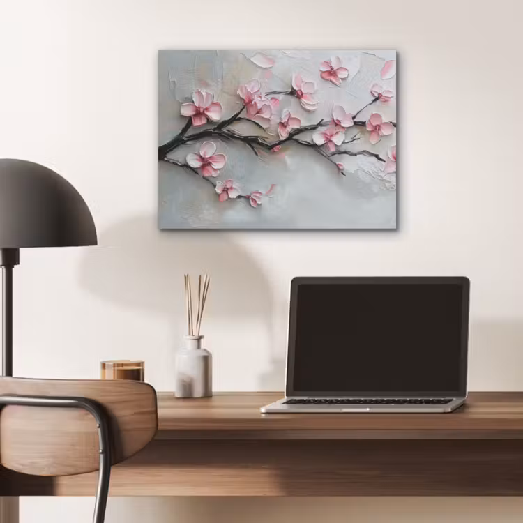 Bloesem - Kunstzinnig - Roze - Sakura PET vilt klein -sfeer5