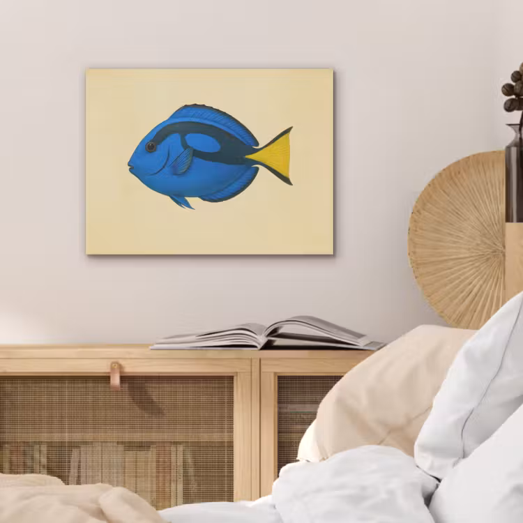 Blauw - Dory - Vis - Staartvin PET vilt klein -sfeer3