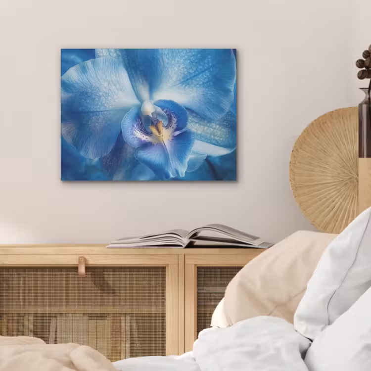 Blauw - Orchidee - Elegeant PET vilt klein -sfeer3