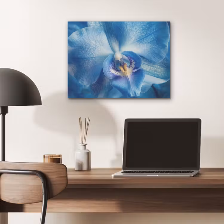 Blauw - Orchidee - Elegeant PET vilt klein -sfeer5