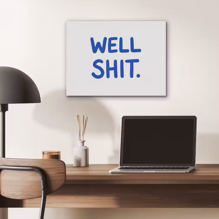 Blauw - Quote - Wit PET vilt klein -sfeer5