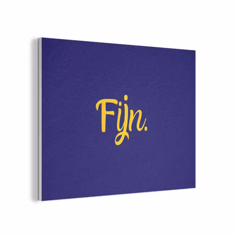 Blauw - Geel - Fijn PET vilt klein -3d