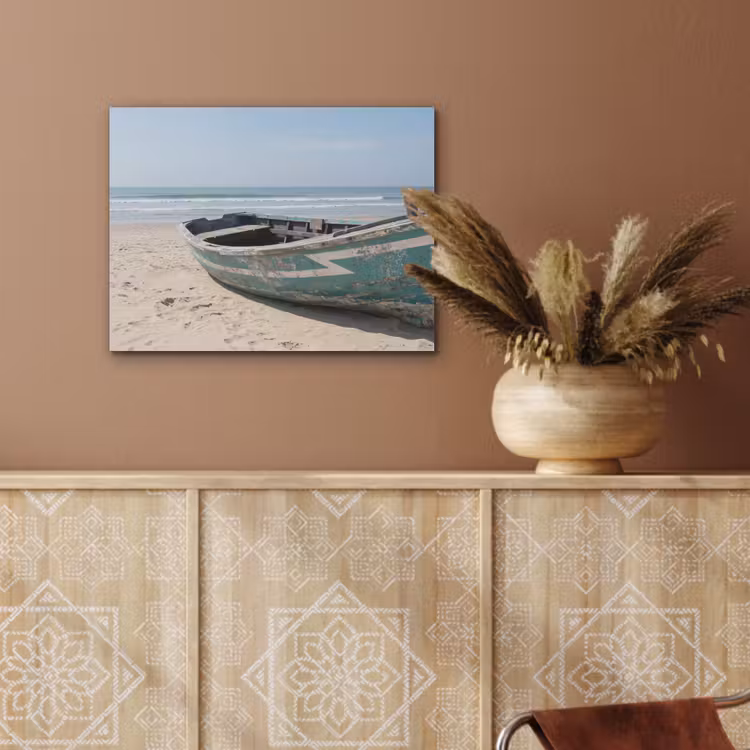 Boot - Zandstrand - Zee PET vilt klein -sfeer4