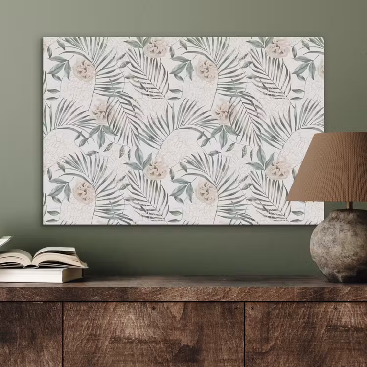 Bohemian - Bloemen - Bladeren - Jungle - Tropical PET vilt middel -sfeer2
