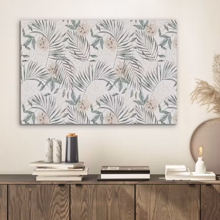 Bohemian - Bladeren - Bloemen - Tropisch PET vilt middel -sfeer1