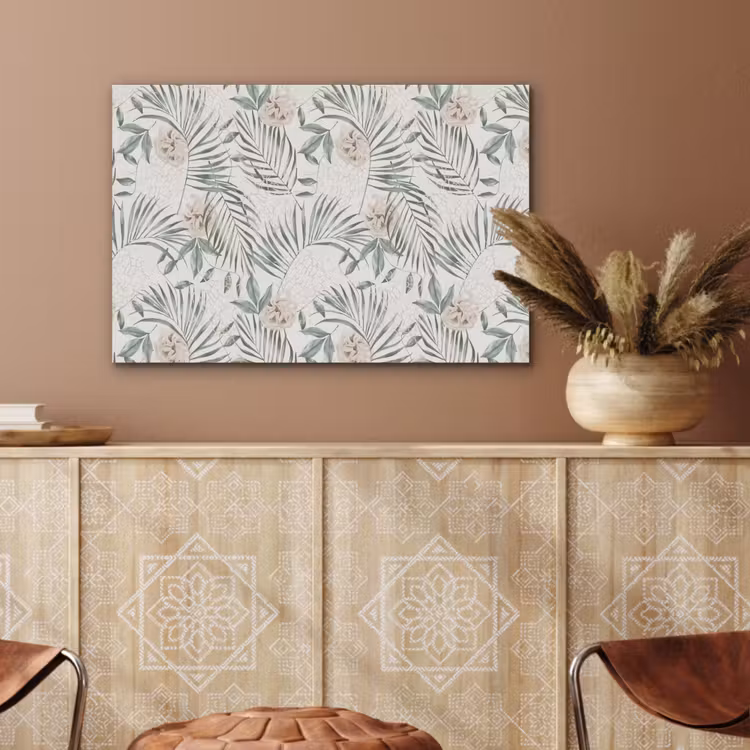 Bohemian - Bladeren - Bloemen - Tropisch PET vilt middel -sfeer4