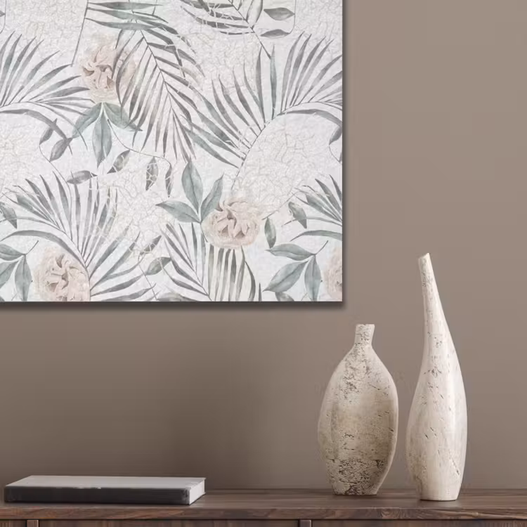 Bohemian - Bladeren - Bloemen - Tropisch PET vilt middel -sfeer6_closeup