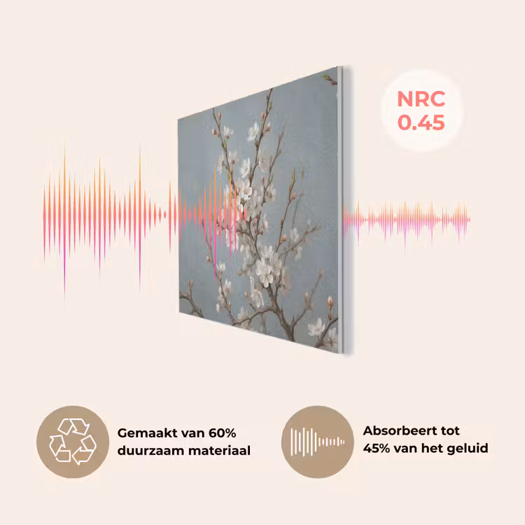 Botanisch - Stilleven - Blauw PET vilt klein -USP_NL