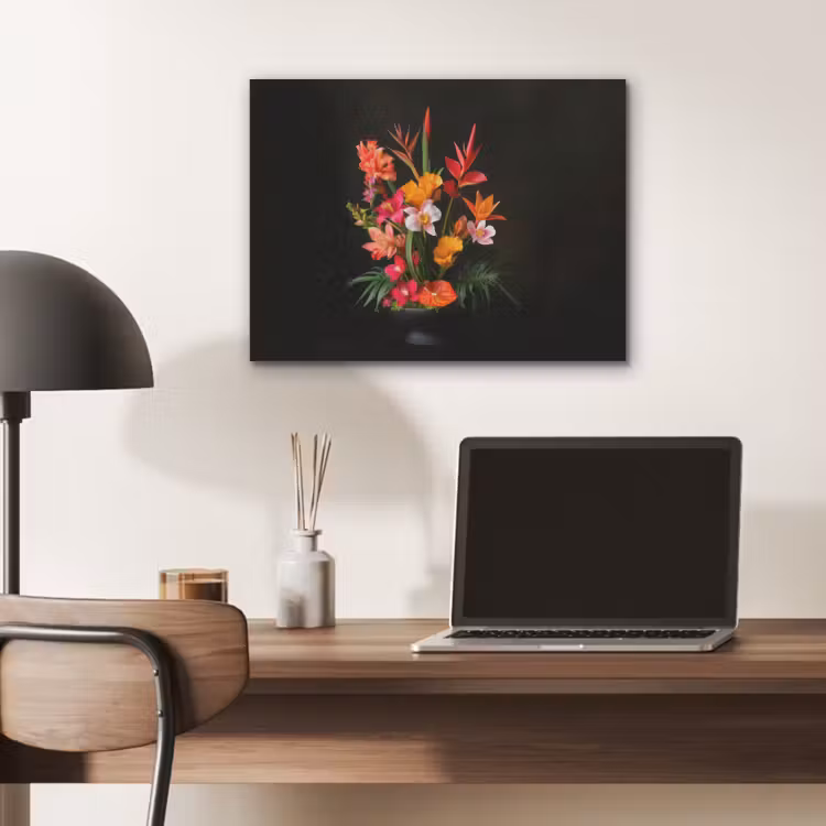 Boeket - Bloemen - Exotisch PET vilt klein -sfeer5