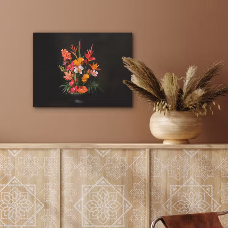 Boeket - Bloemen - Exotisch PET vilt klein -sfeer4
