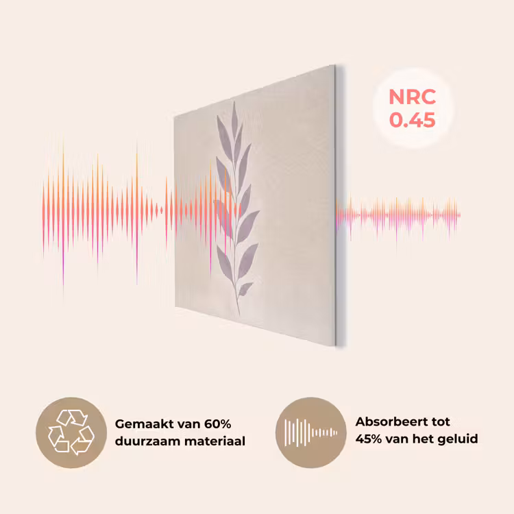 Tak - Bladeren - Minimalistisch - Beige PET vilt klein -USP_NL