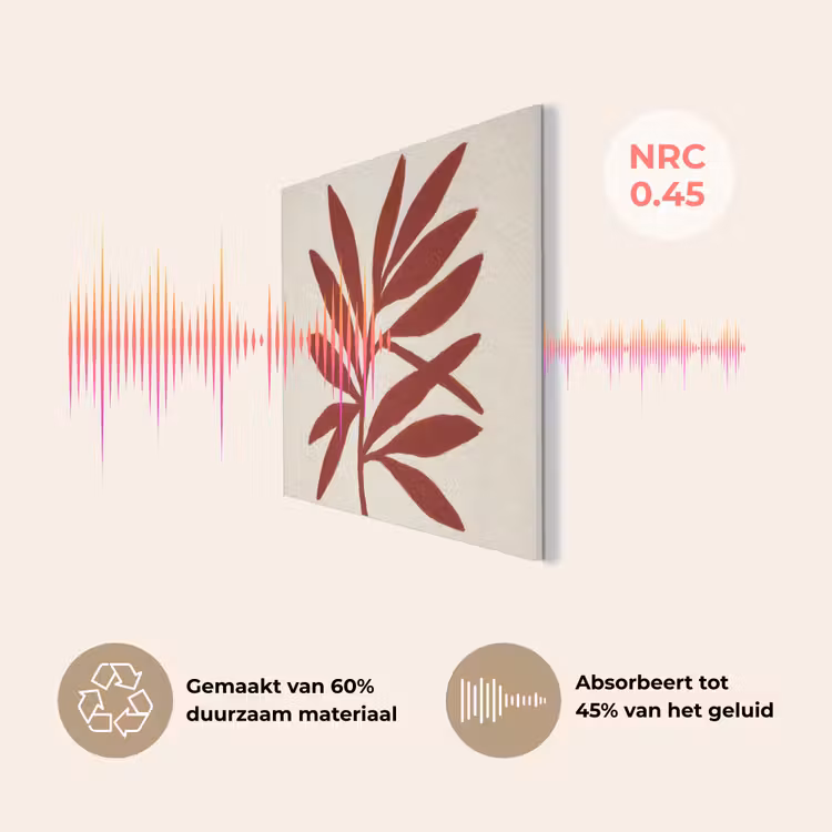 Tak - Bladeren - Rood PET vilt klein -USP_NL