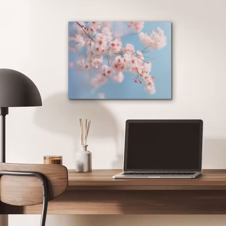 Takken - Bloesems - Roze PET vilt klein -sfeer5