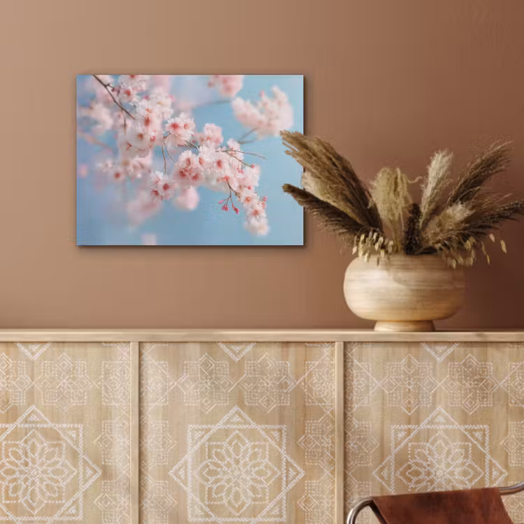 Takken - Bloesems - Roze PET vilt klein -sfeer4