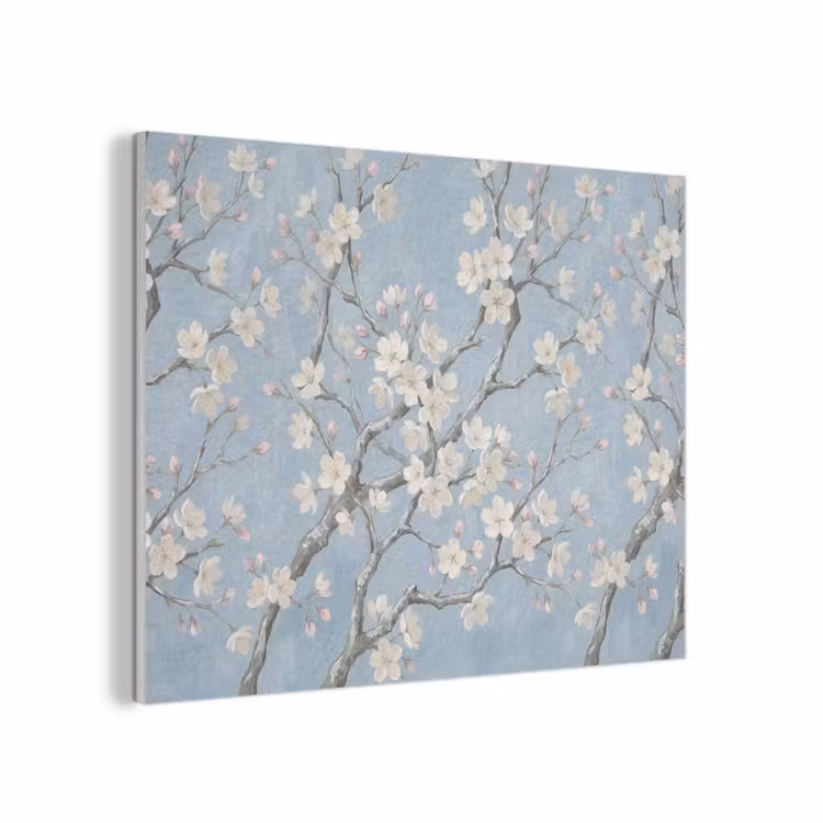 Takken - Kersenbloesem - Blauw PET vilt klein -3d