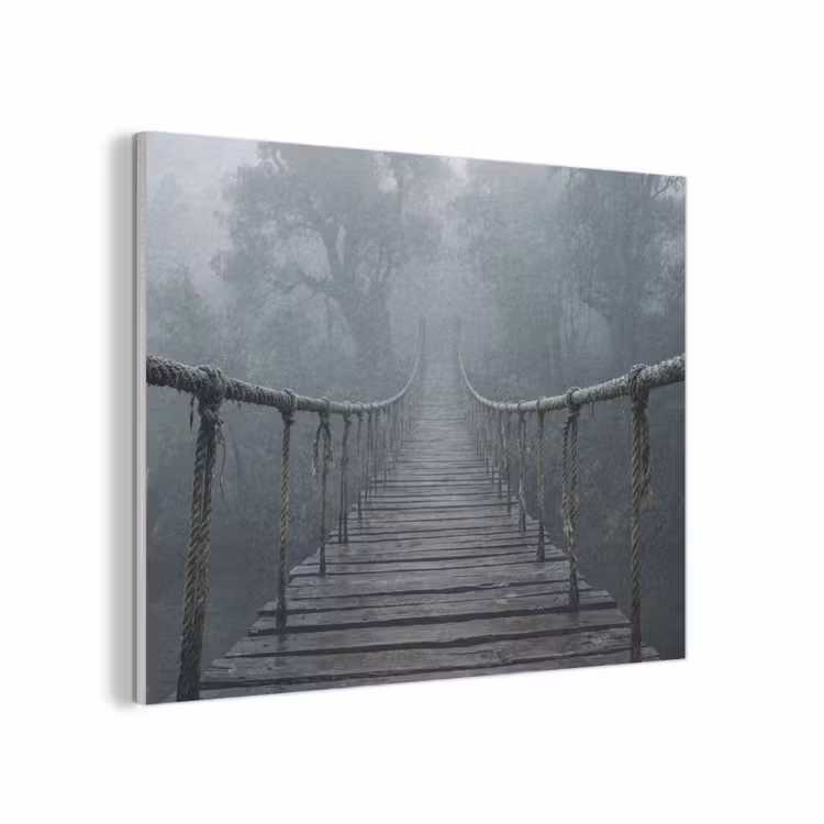 Brug - Jungle - Mist - Natuur PET vilt klein -3d