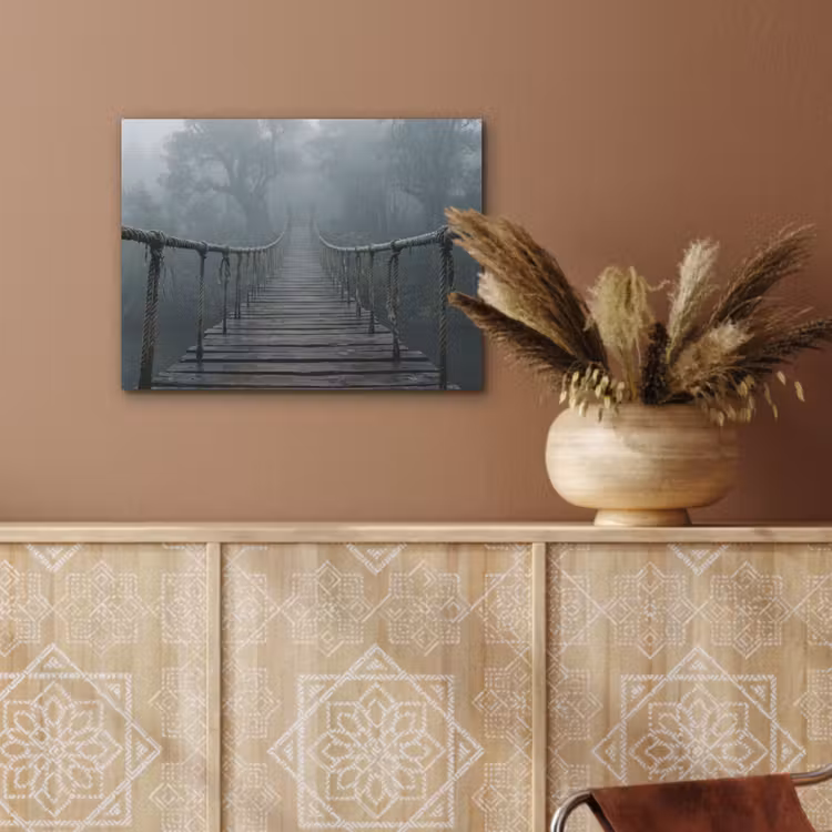 Brug - Jungle - Mist - Natuur PET vilt klein -sfeer4