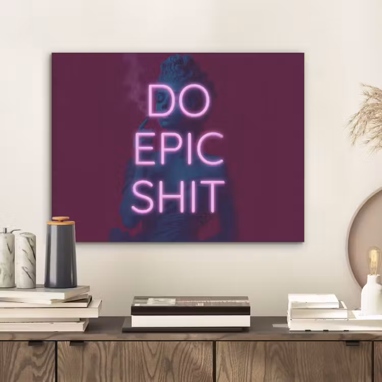 Buste - Neon - LED - Letters PET vilt klein -sfeer1