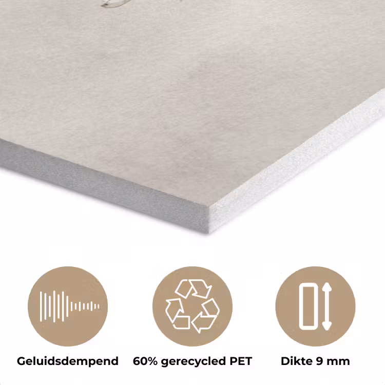 Vlinder - Bloem -Natuur - Beige PET vilt klein -closeup_NL