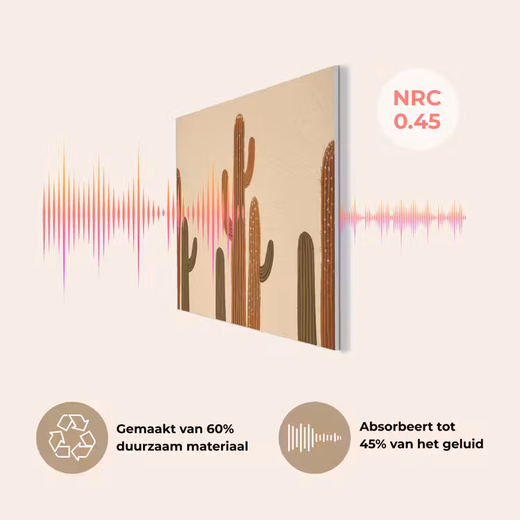 Cactus - Woestijn - Zand - Bruin PET vilt klein -USP_NL