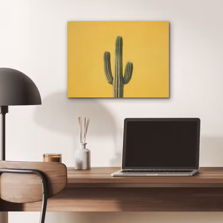 Cactus - Groen - Minimalistisch PET vilt klein -sfeer5