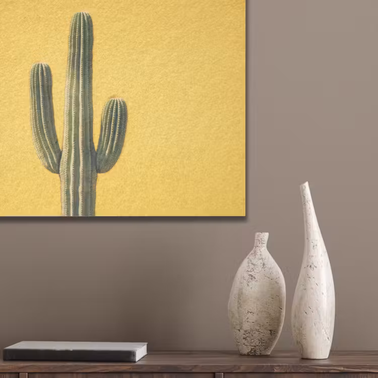 Cactus - Groen - Minimalistisch PET vilt klein -sfeer6_closeup