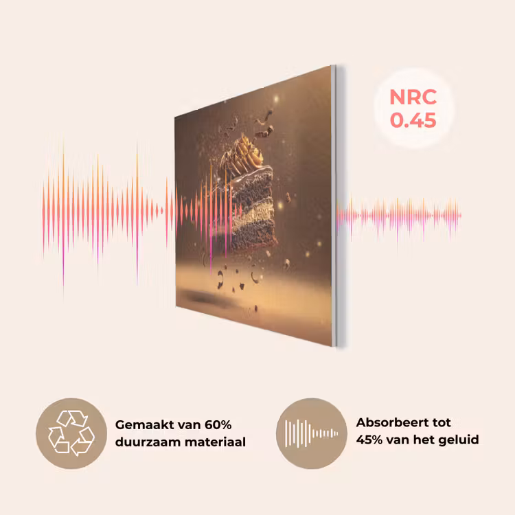 Taart - Chocolade - Eten - Brownie PET vilt klein -USP_NL