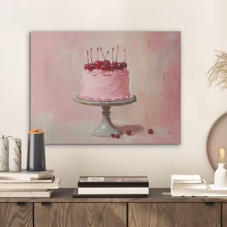 Taart - Pink - Cherry PET vilt klein -sfeer1
