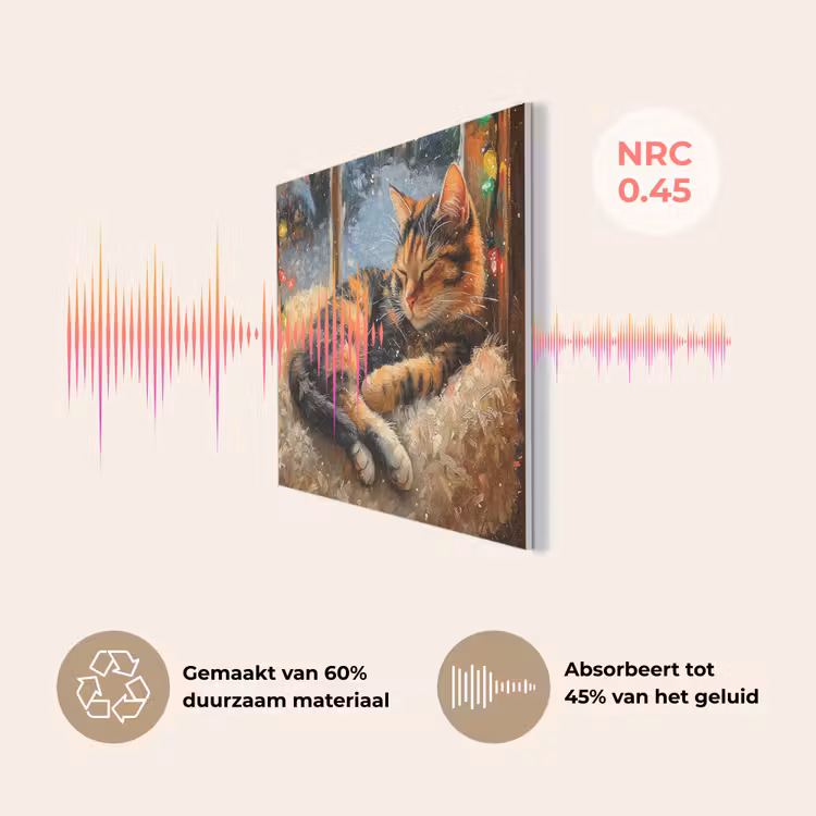 Kat - Kerst - Winter - Dier PET vilt klein -USP_NL