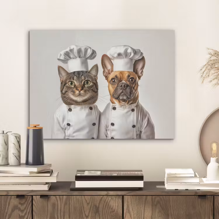 Kat - Hond - Kokskleding PET vilt klein -sfeer1