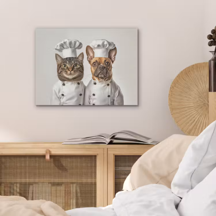 Kat - Hond - Kokskleding PET vilt klein -sfeer3