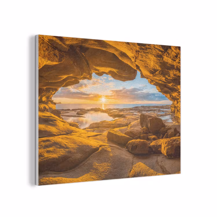 Grot - Zee - Horizon - Zonsondergang PET vilt klein -3d