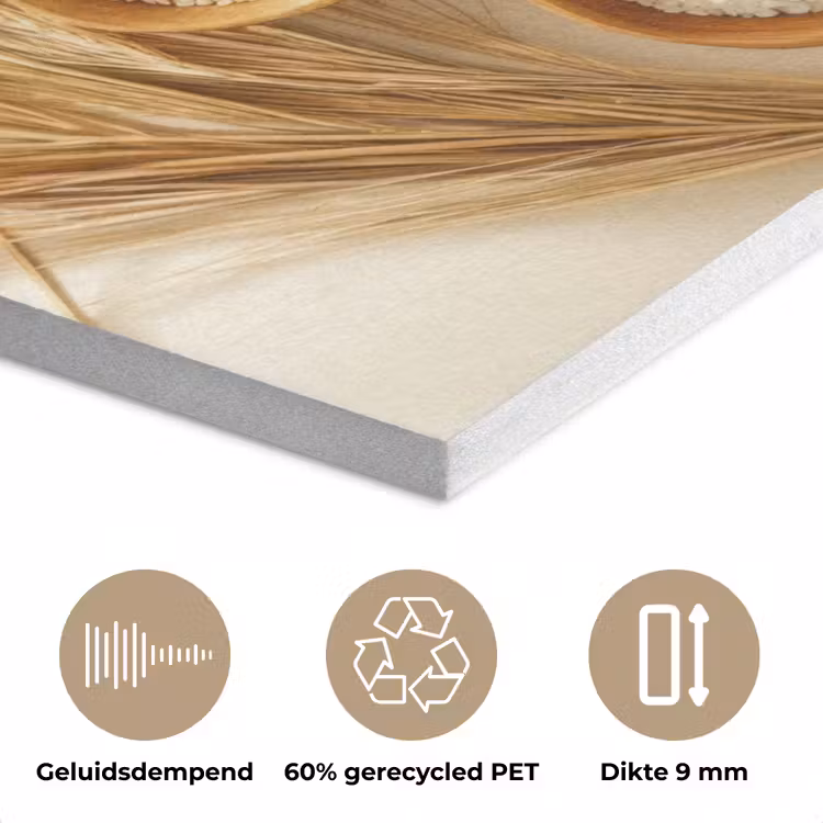 Granen - Hout - Kom - Beige PET vilt klein -closeup_NL