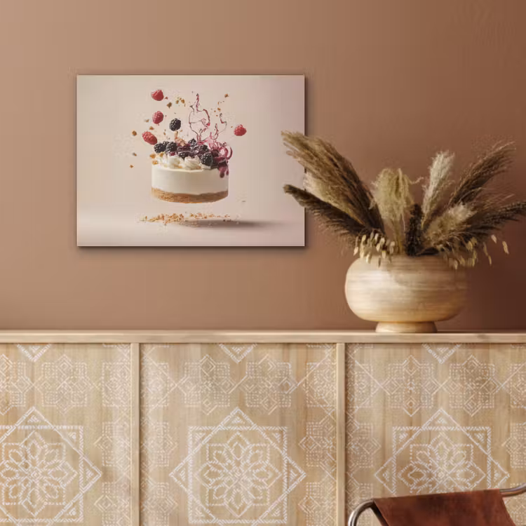 Cheesecake - Eten - Roze - Taart PET vilt klein -sfeer4